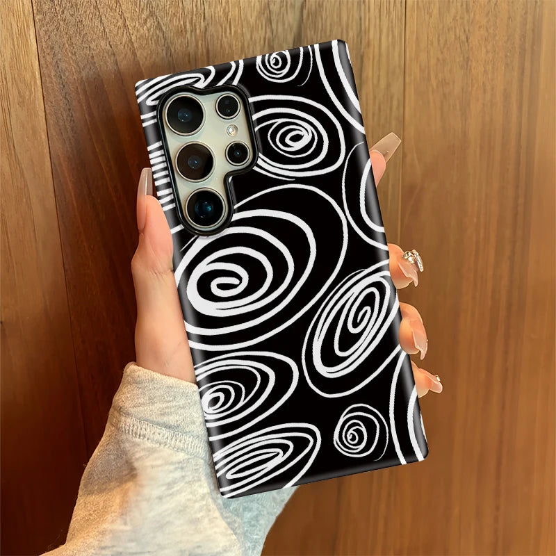 Samsung Galaxy Holographic Spiral Illusion Case