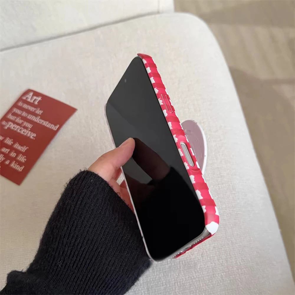Cherry Picnic Gingham - Magnetic Cover