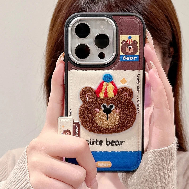Retro Bear Twins Case