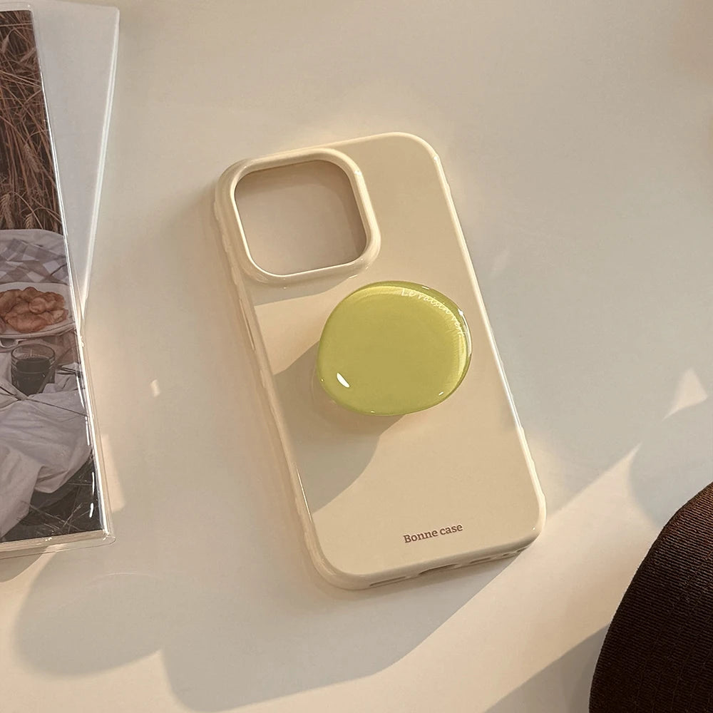 Heart Grip Wood Case for Iphone 13 14 15 16 17 Pro Max