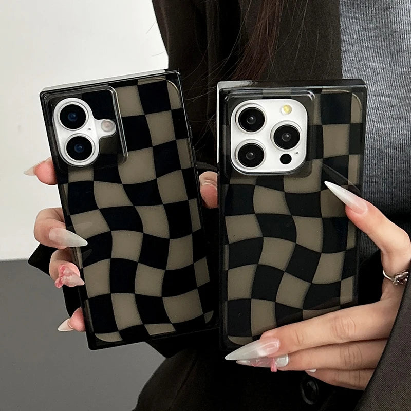 Midnight Checker Gloss Case