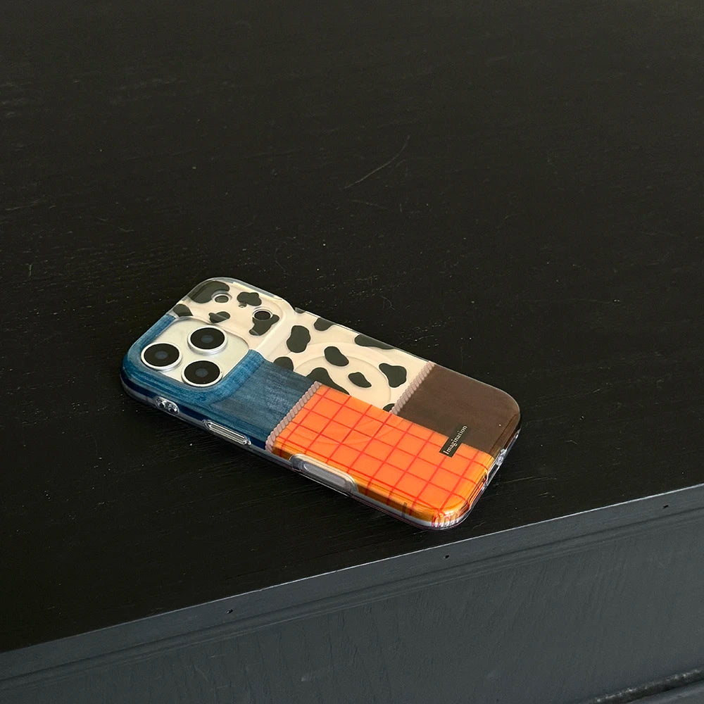 Colorblock Patch Case