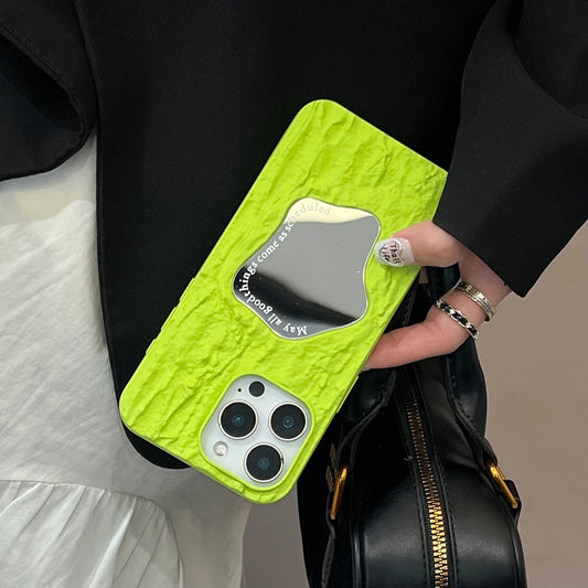 Makeup Mirror Case for IPhone 17 Air 16 16E 15 14 13 12 11 Pro Max