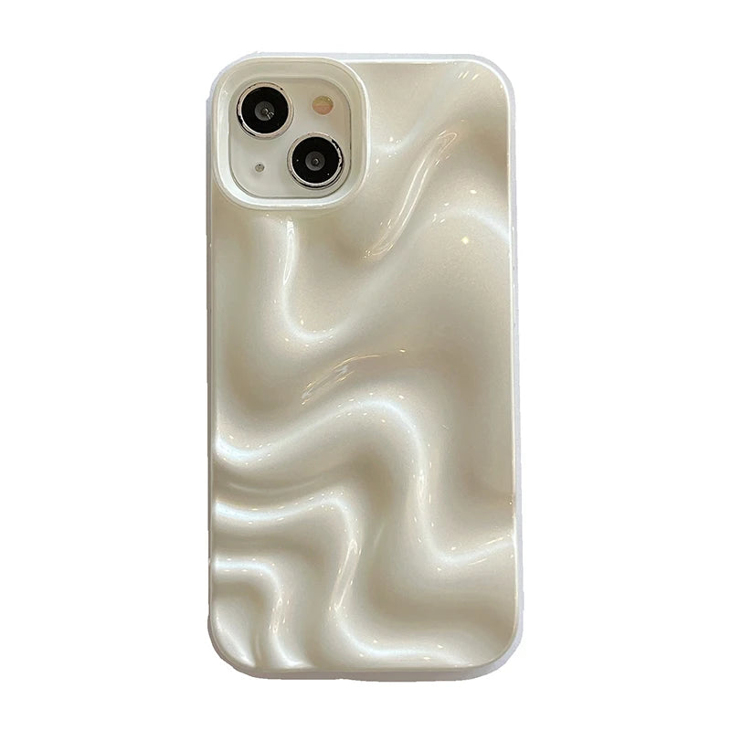 Glossy Pearl Wave Case