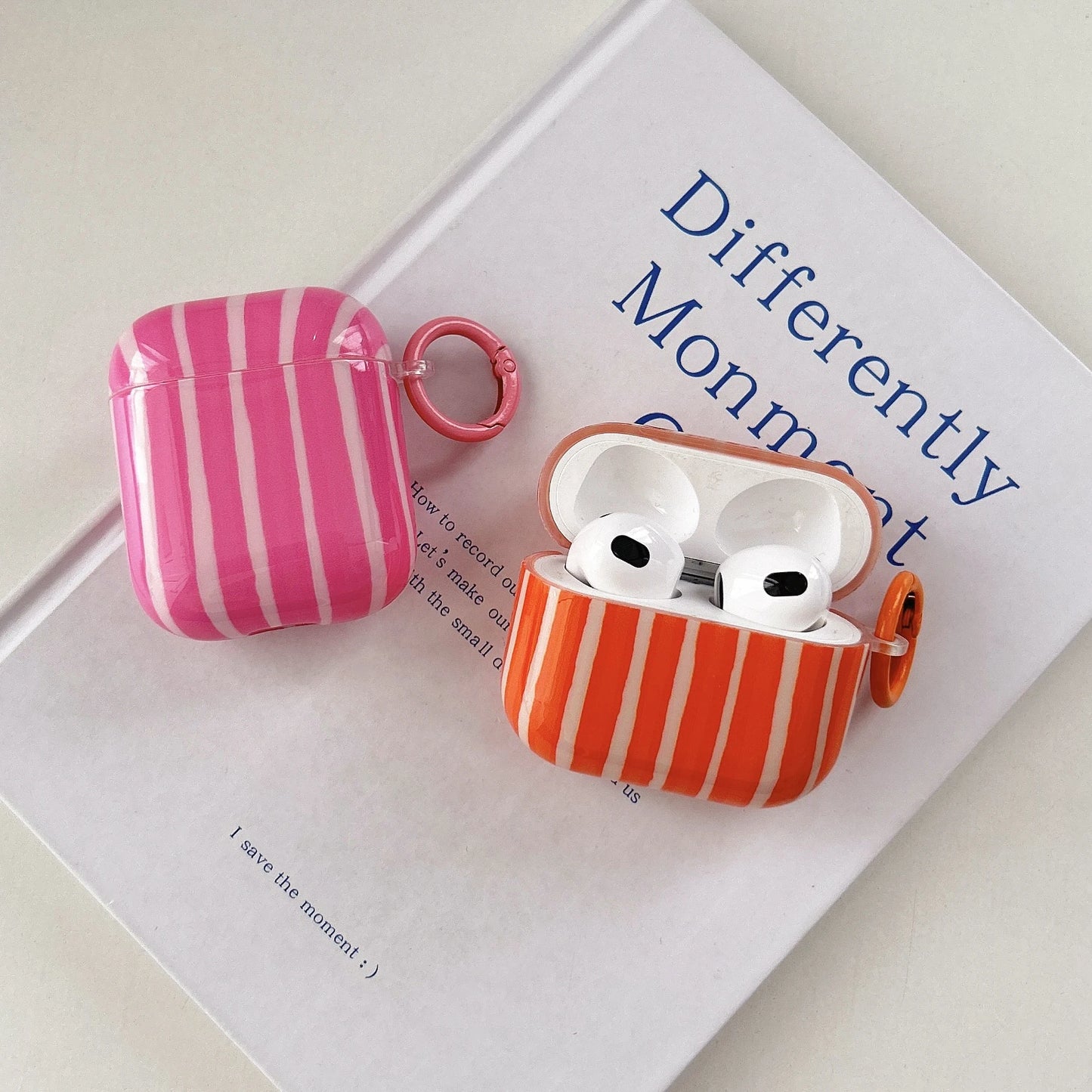 Candy Stripe AirPods Case