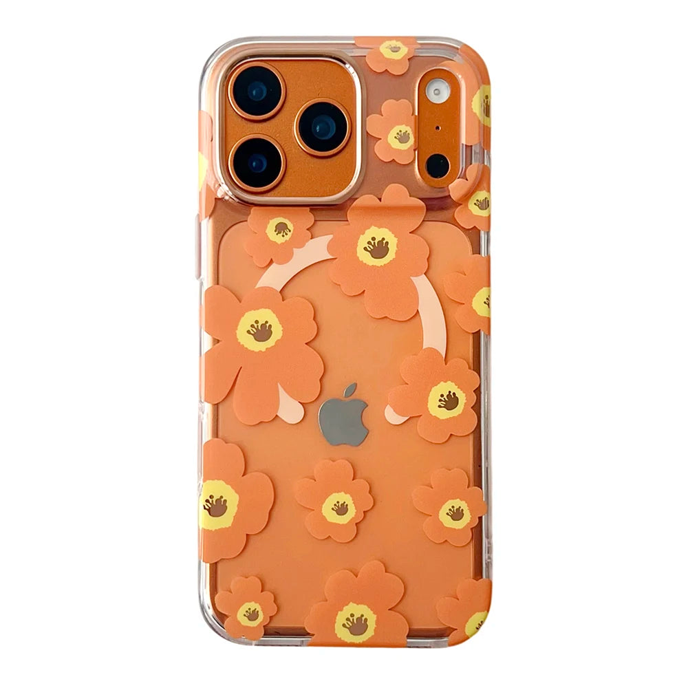 Orange Daisy Bloom Case