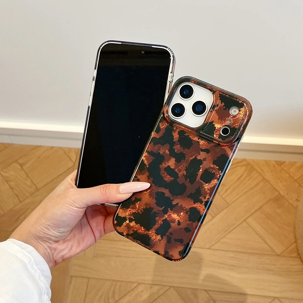 Wild Cocoa Leopard Case