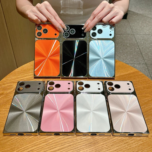 Blush Radial Glow Case for iPhone 17pro 16 15 14 13 Pro Max