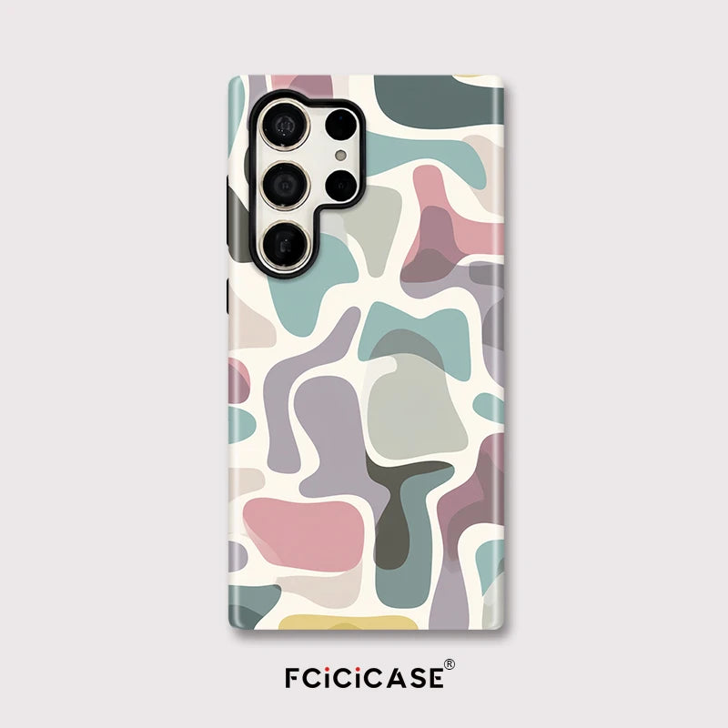 Samsung Galaxy Soft Camo Pastel Case