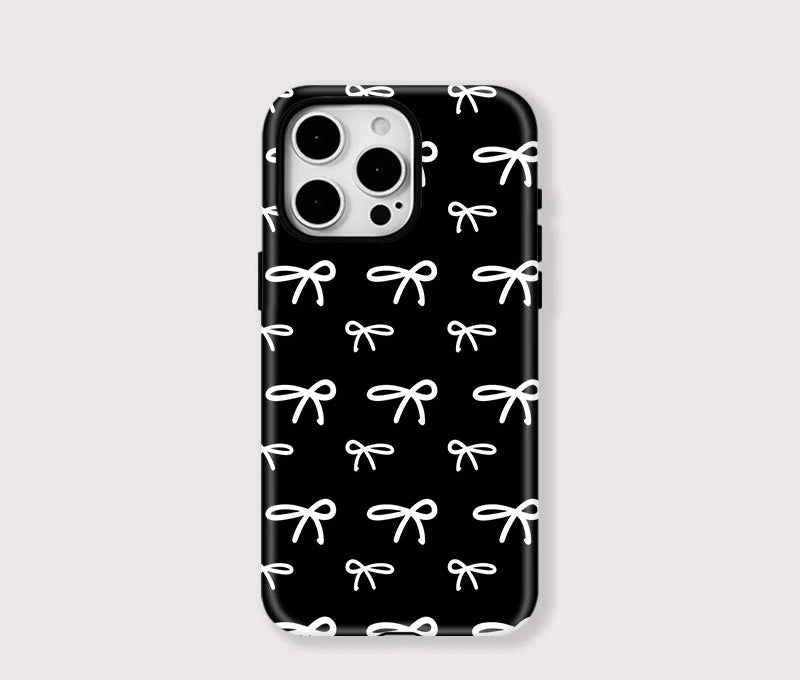 IPHONE Midnight Bow Aesthetic Case