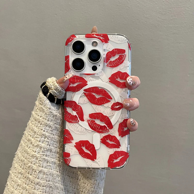 Red Lip - Magnetic Cover