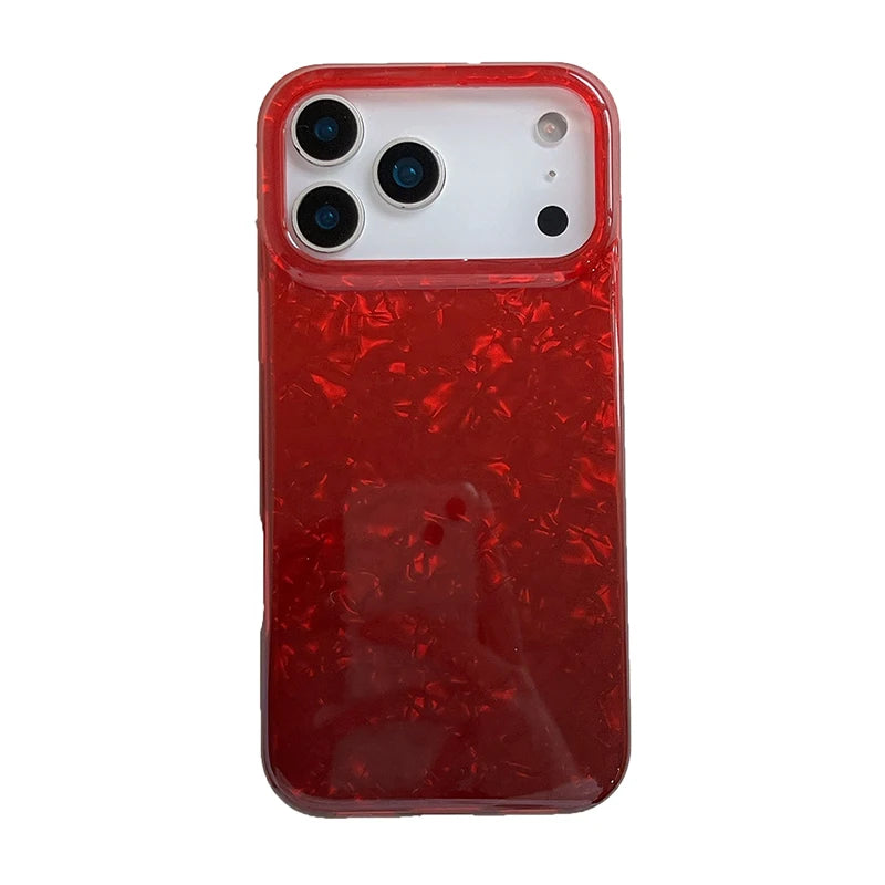 Red Glitter Fade Case For iPhone 17 Pro Max 16 15 14 13