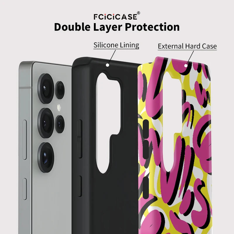 Samsung Galaxy Pink Graffiti Pop Case