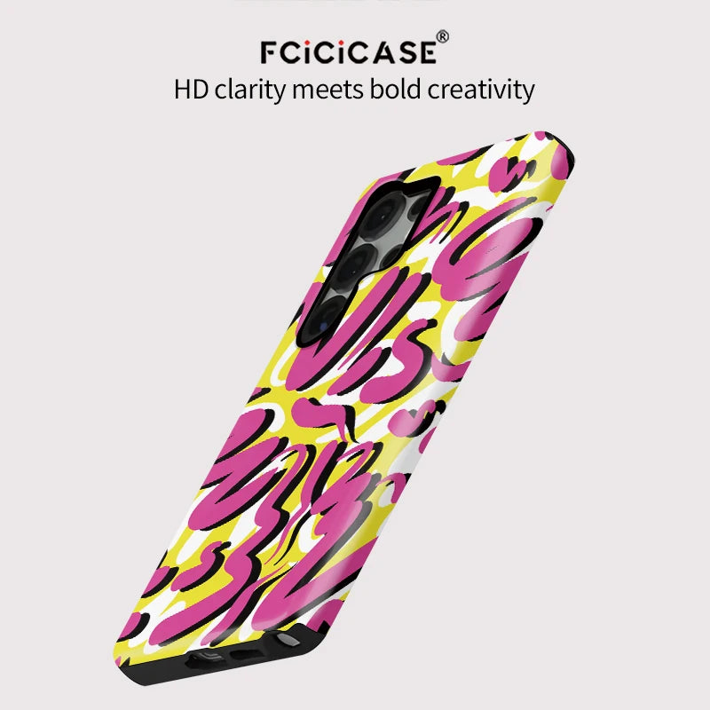 Samsung Galaxy Pink Graffiti Pop Case