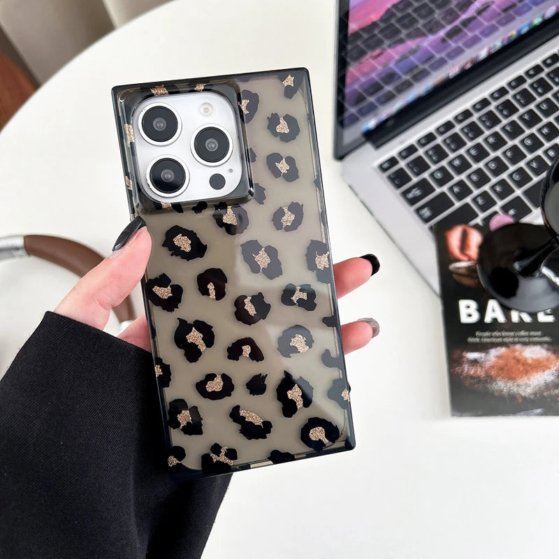 Classic Leopard Neutral Case For iPhone 17 16 Pro Max 15 13 14