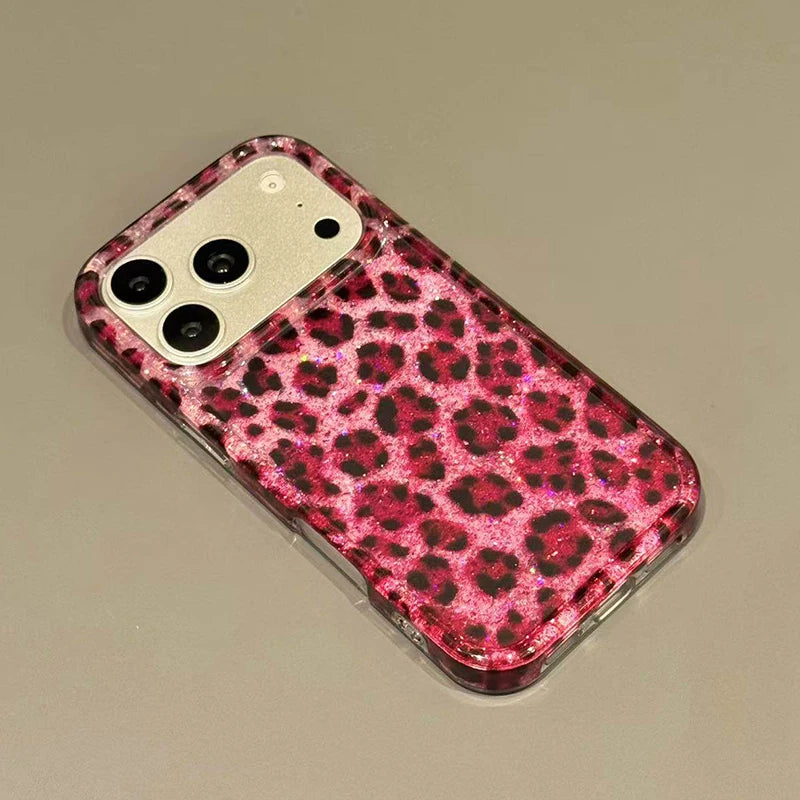 Pink Leopard Edge Case