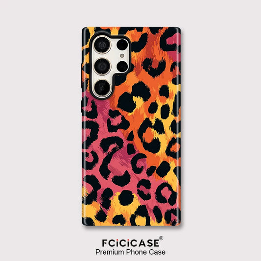 Samsung Galaxy Sunset Leopard Glow Case