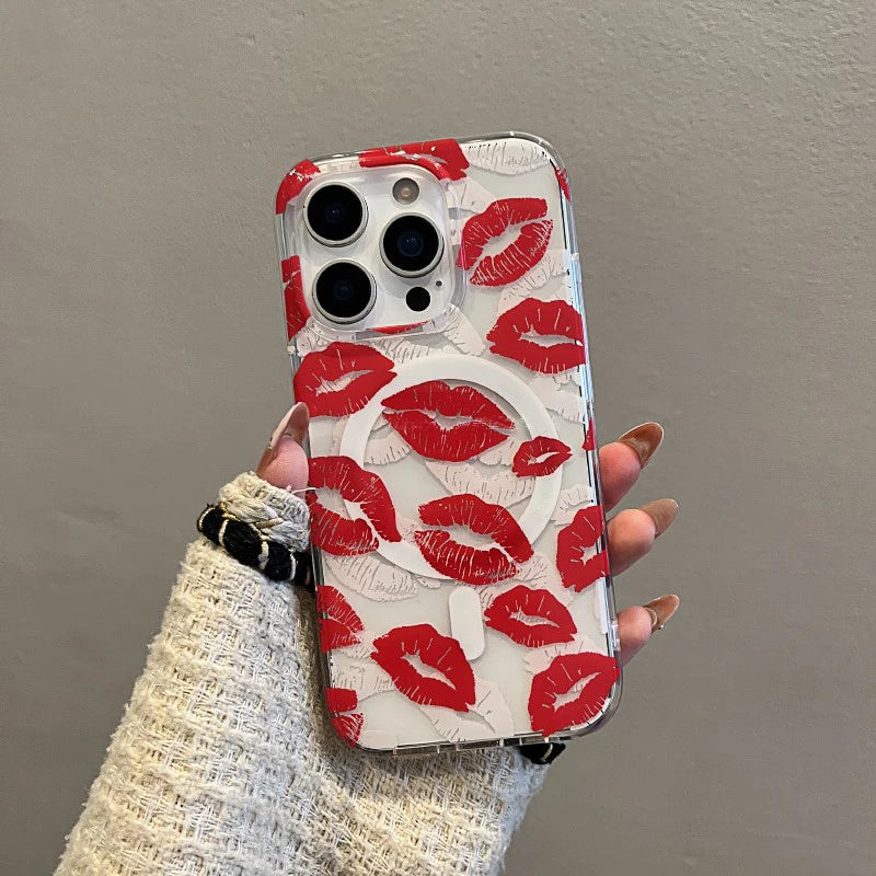 Red Lip - Magnetic Cover