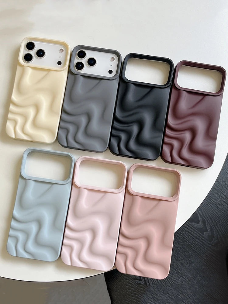 Glossy Pearl Wave Case