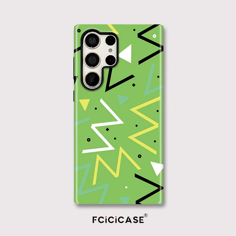 Samsung Galaxy Neon Energy Abstract Case