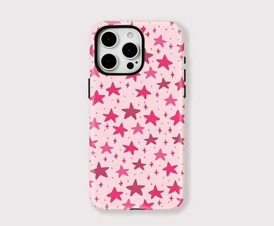 IPHONE Pink Star Aesthetic Case