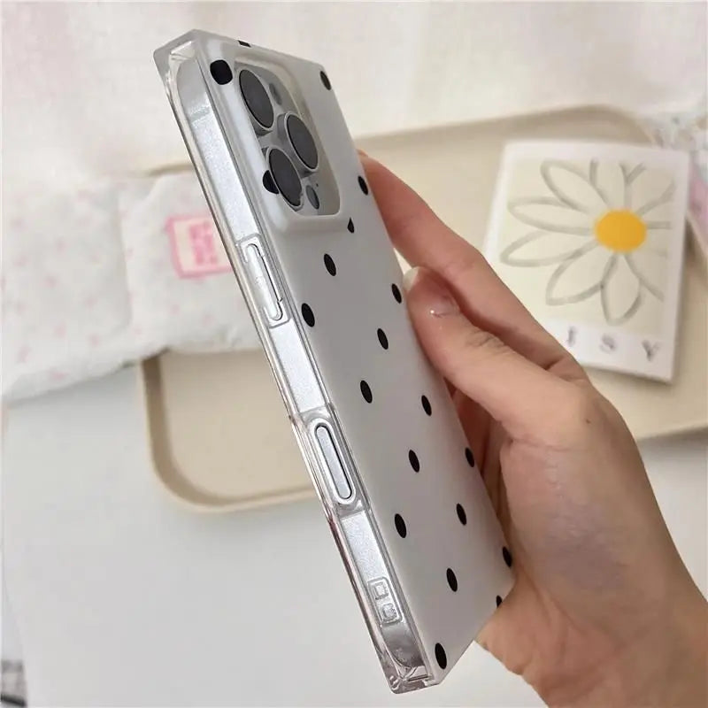 Polka Dot Classic Case For iPhone 16 17 Pro Max 15 14 13