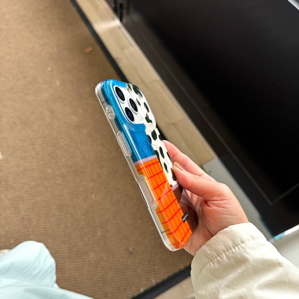 Colorblock Patch Case