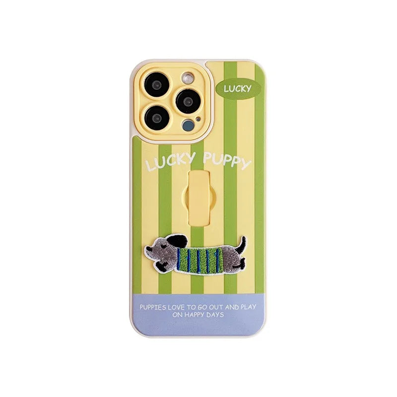 Puppy Stripe Case