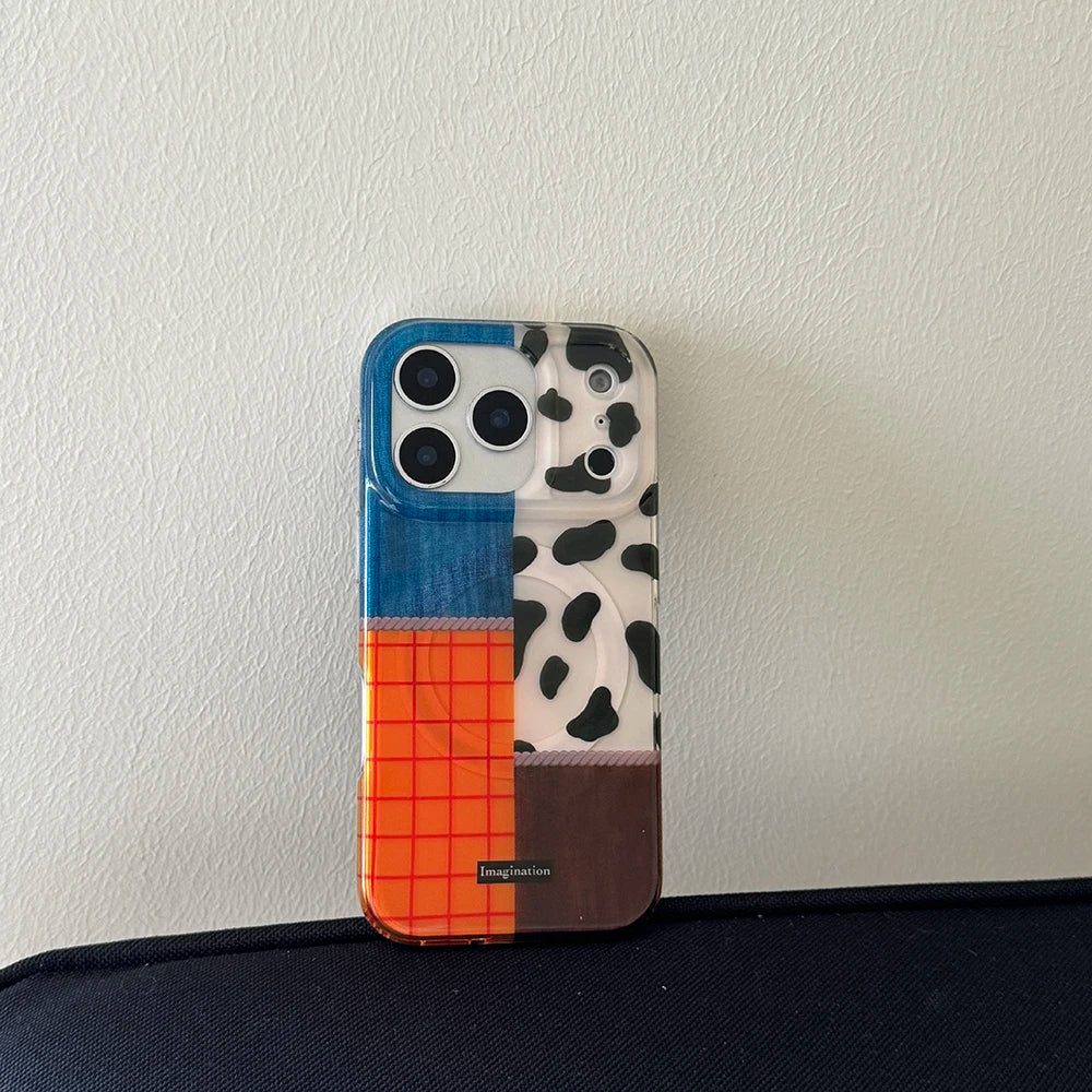 Colorblock Patch Case
