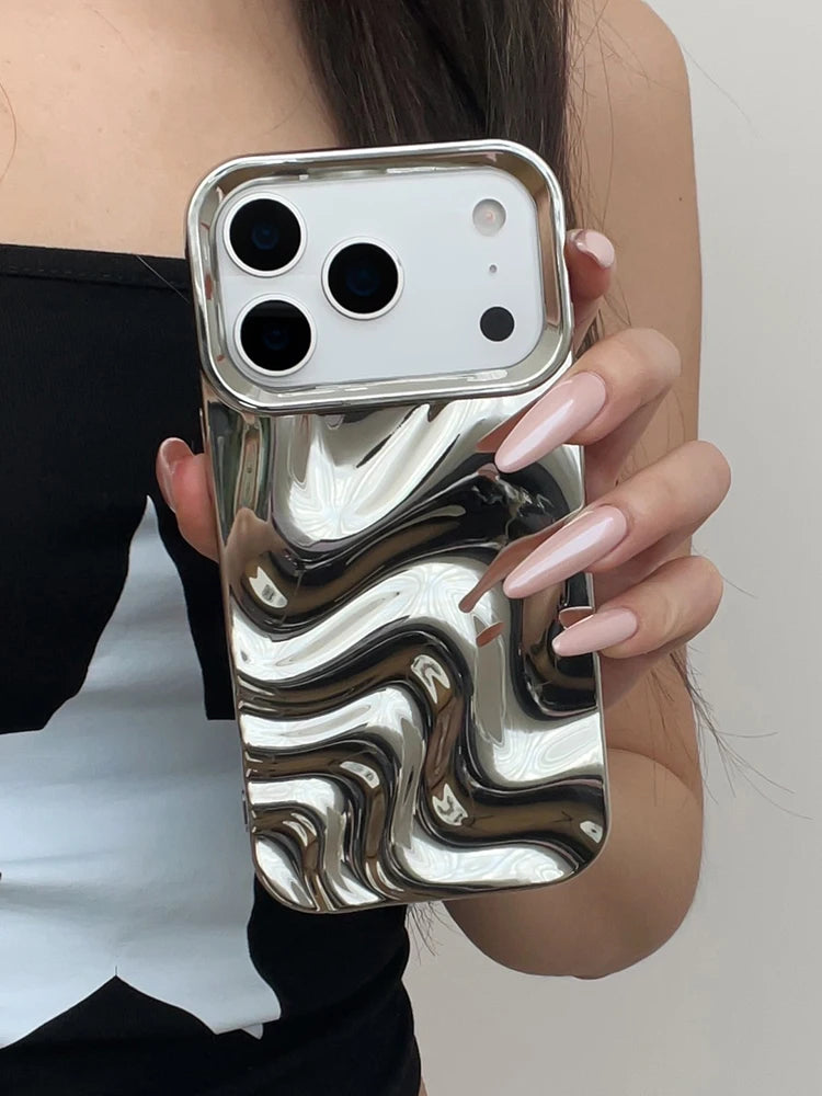 Glossy Pearl Wave Case