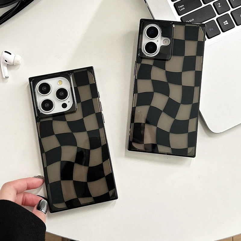 Midnight Checker Gloss Case