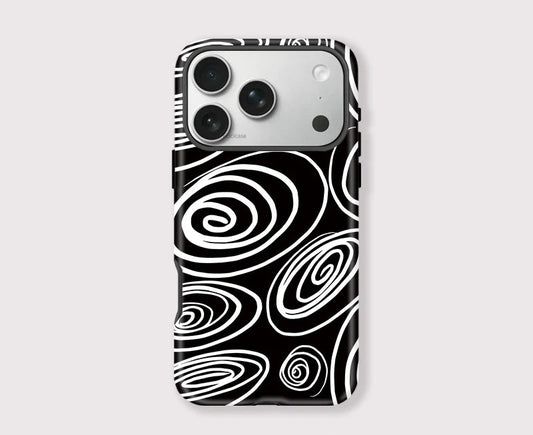IPHONE Holographic Spiral Illusion Case