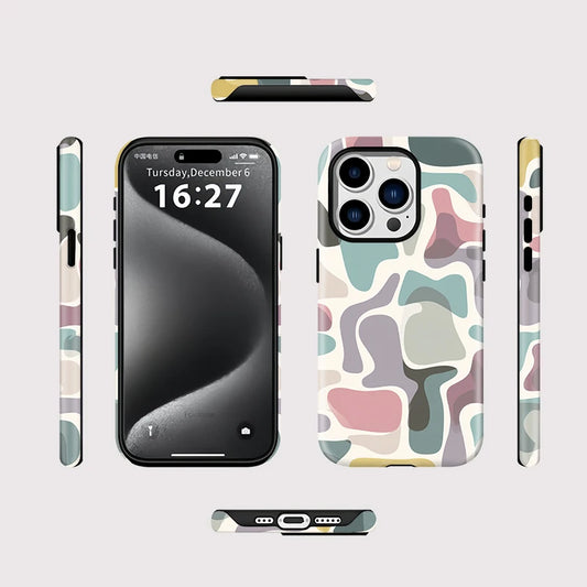 IPHONE Soft Camo Pastel Case