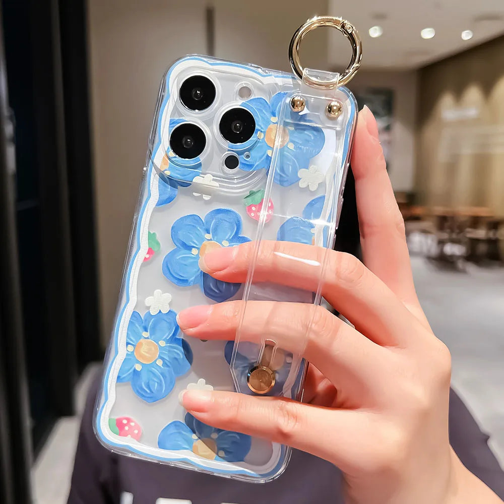 Pretty Bloom Phone Holder Case for Samsung