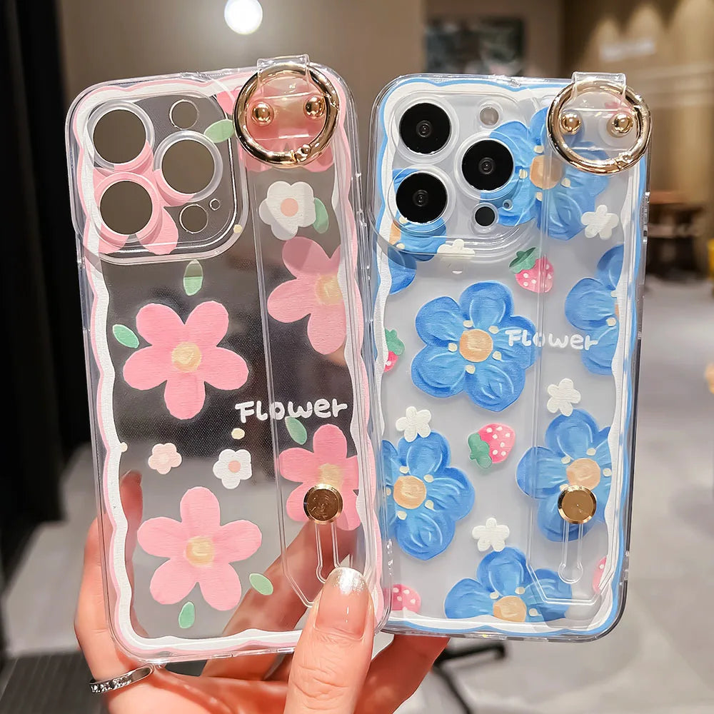 Pretty Bloom Phone Holder Case for Samsung