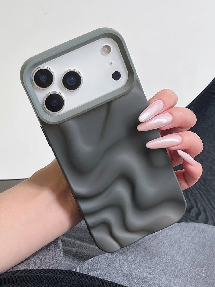 Glossy Pearl Wave Case