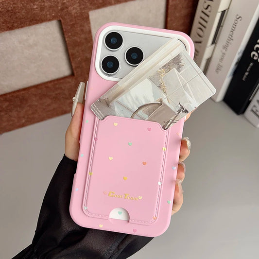 Pink Pocket Card Case