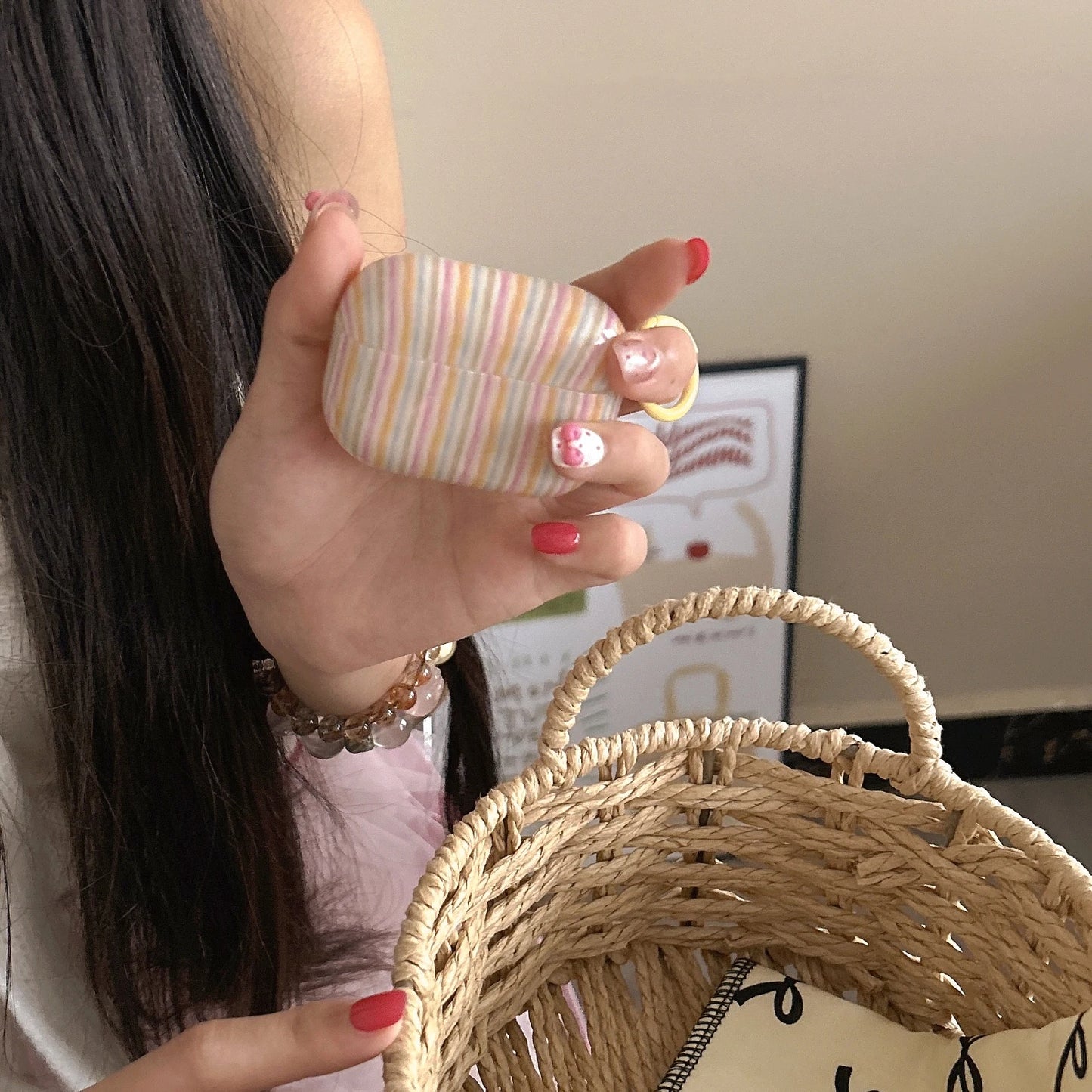 Candy Stripe AirPods Case