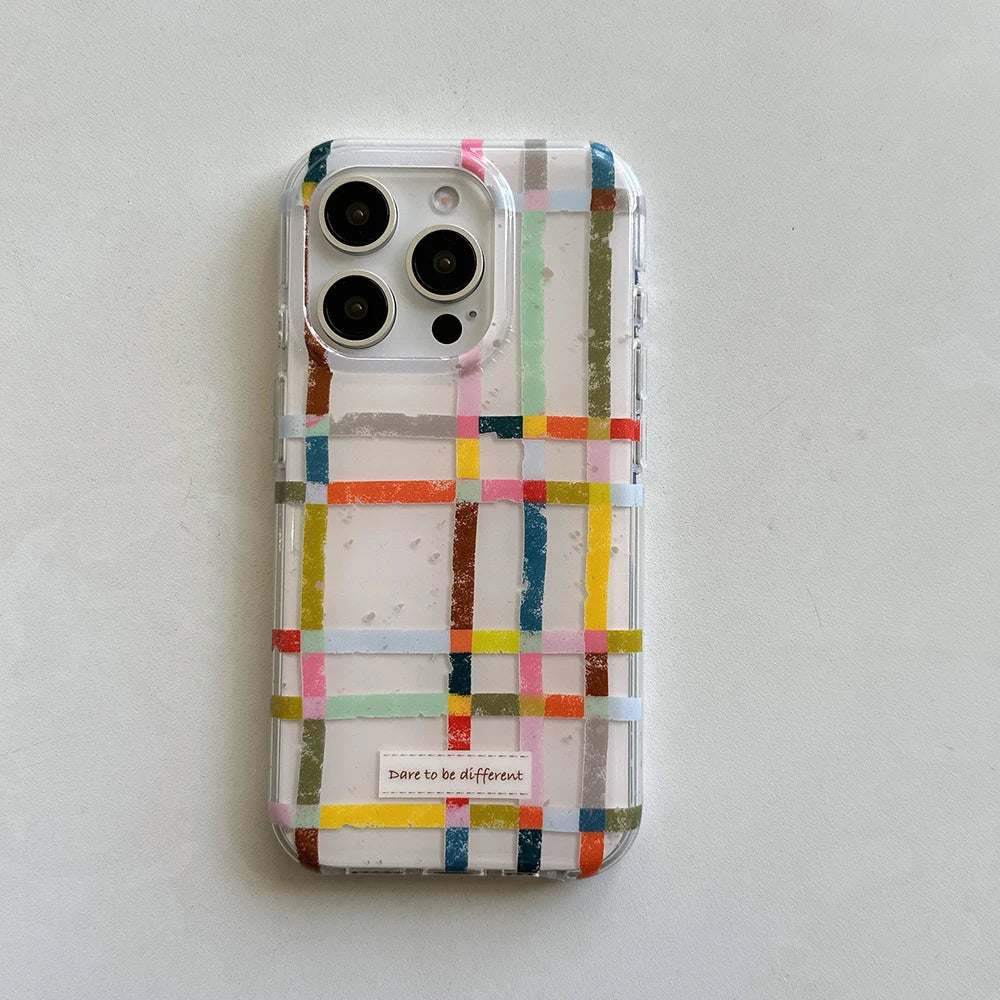 Pastel Grid Aesthetic Case