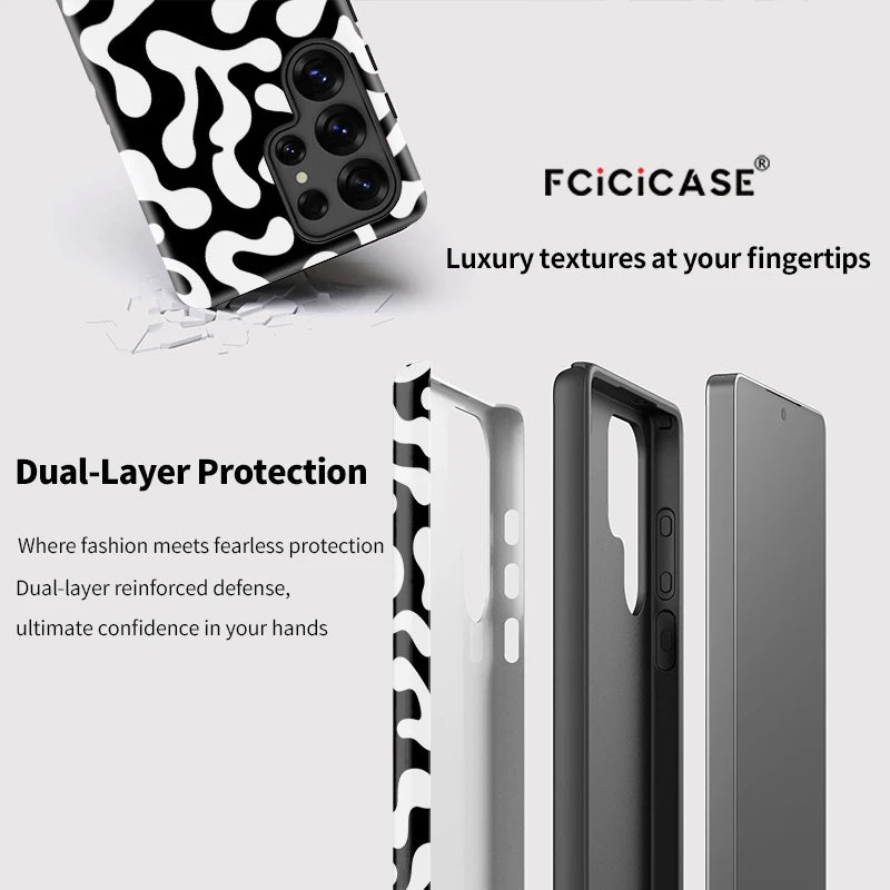 Samsung Galaxy Fluid Abstract Monochrome Case