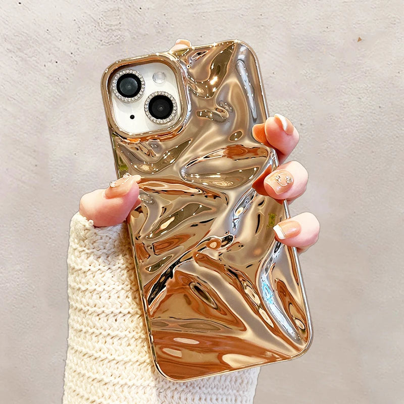Liquid Gold Mirror Case