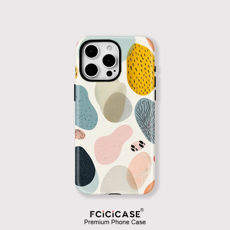IPHONE Abstract Pebble Art Case