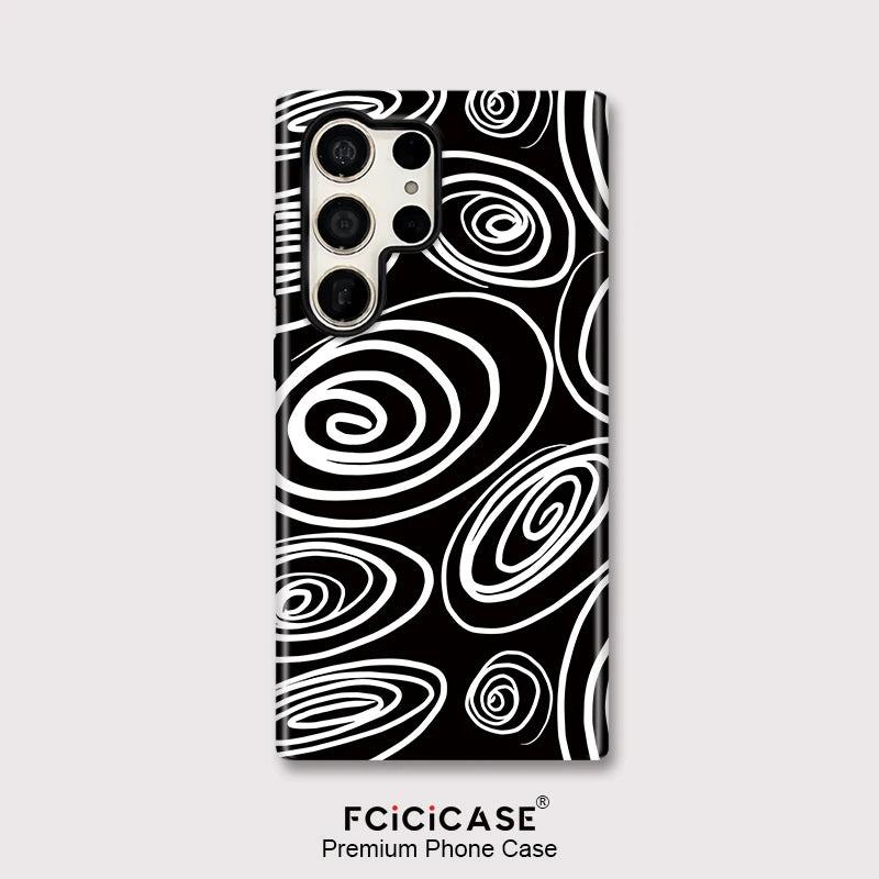 Samsung Galaxy Holographic Spiral Illusion Case