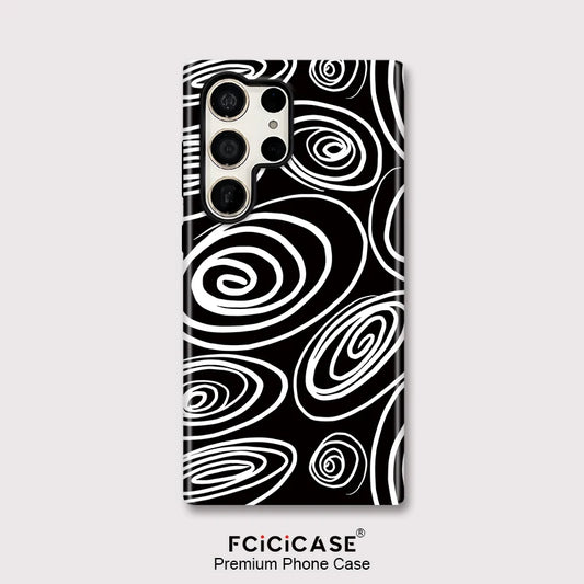 Samsung Galaxy Holographic Spiral Illusion Case