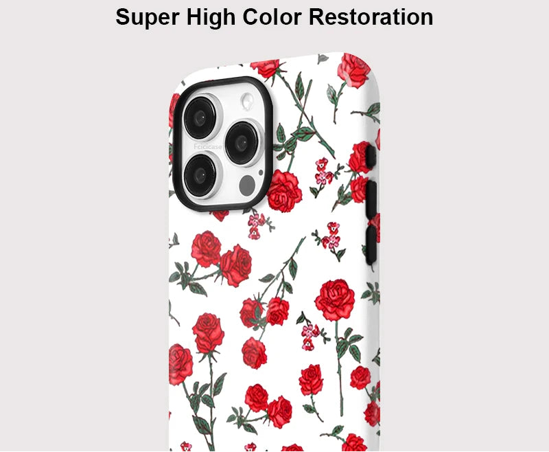 IPHONE Red Rose Garden Case