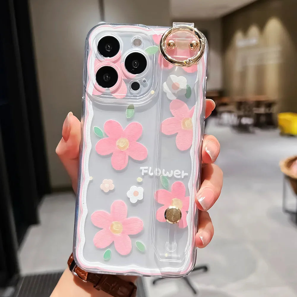 Pretty Bloom Phone Holder Case for Samsung