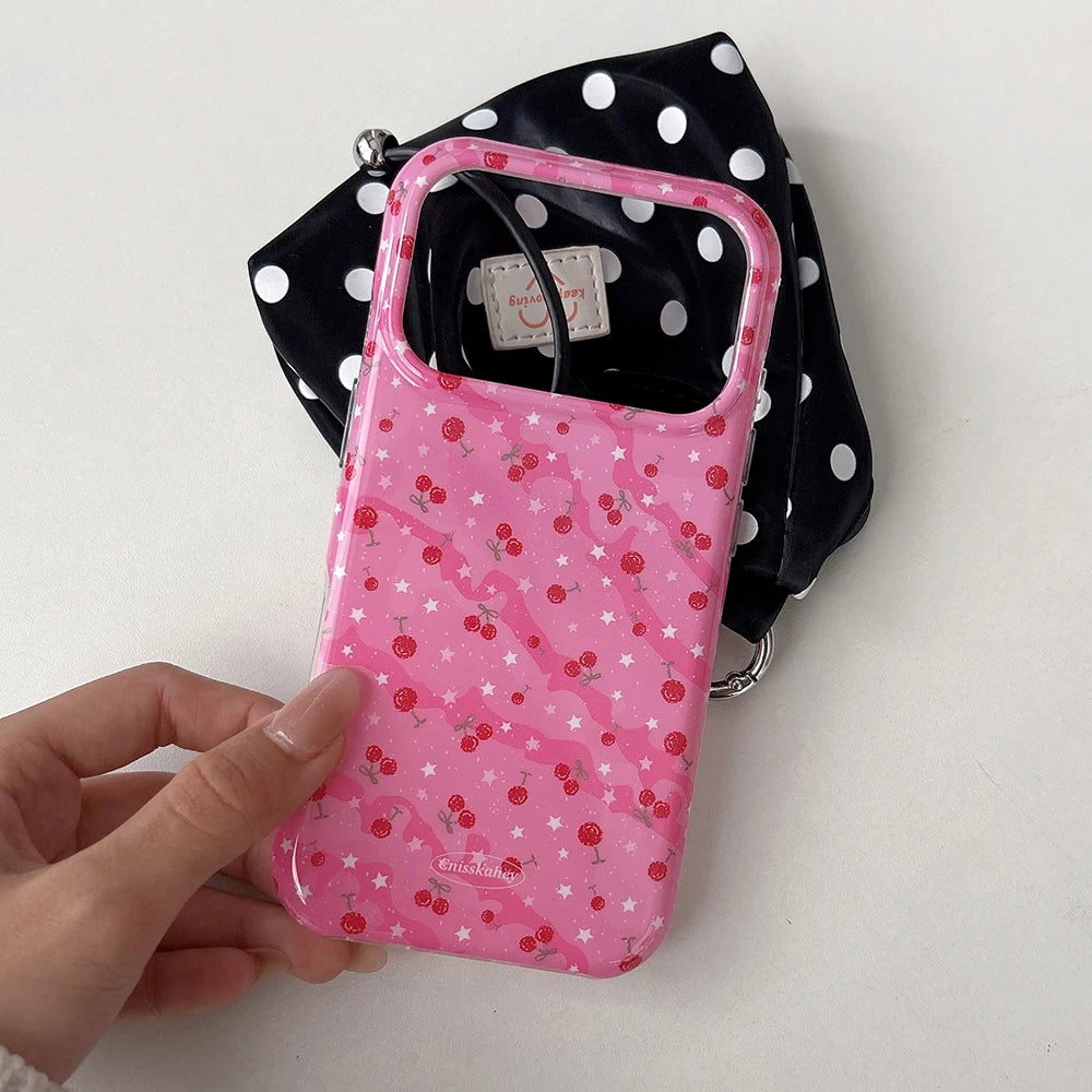 Pink Glitter Jelly Case