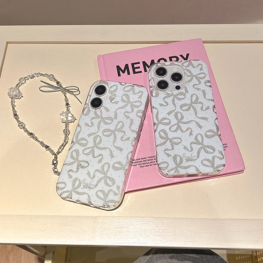 Bow Clear Phone Case