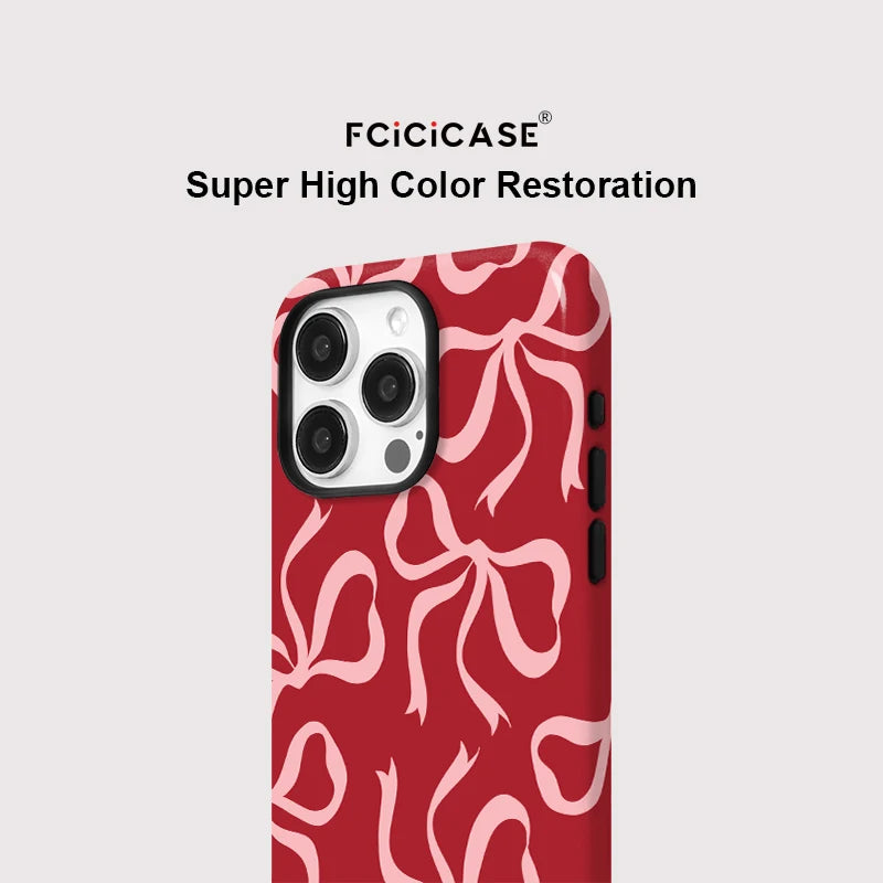IPHONE 17 Crimson Art - Magnetic Cover
