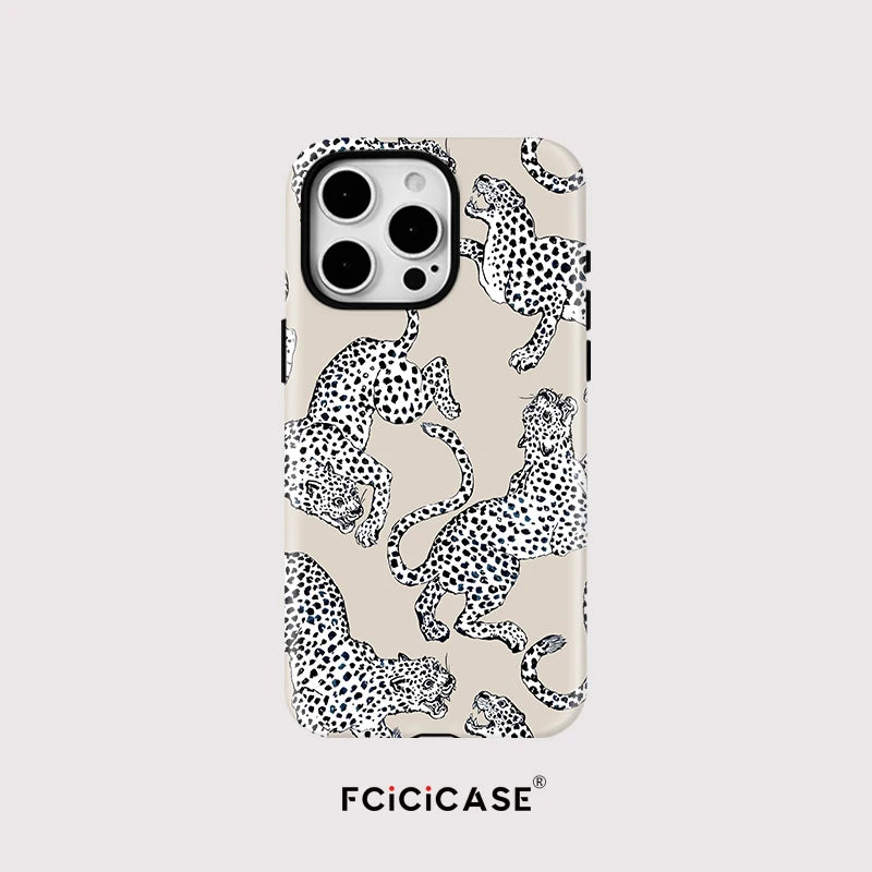 IPHONE Snow Leopard Pattern Case